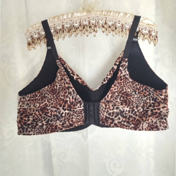 Torrid Curves bra Leopard print. 46DDD - Picture 3 of 5